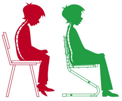 Как правильно сидеть на стуле
